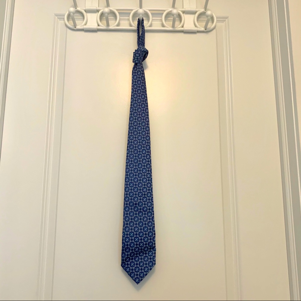 Hugo Boss Blue Floral Tie